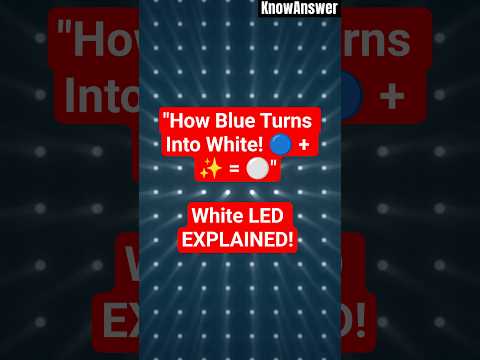 &quot;How Do White LEDs Really Work? The Genius Tech Exposed! 💡✨&quot; #led #superbrightleds #illuminance