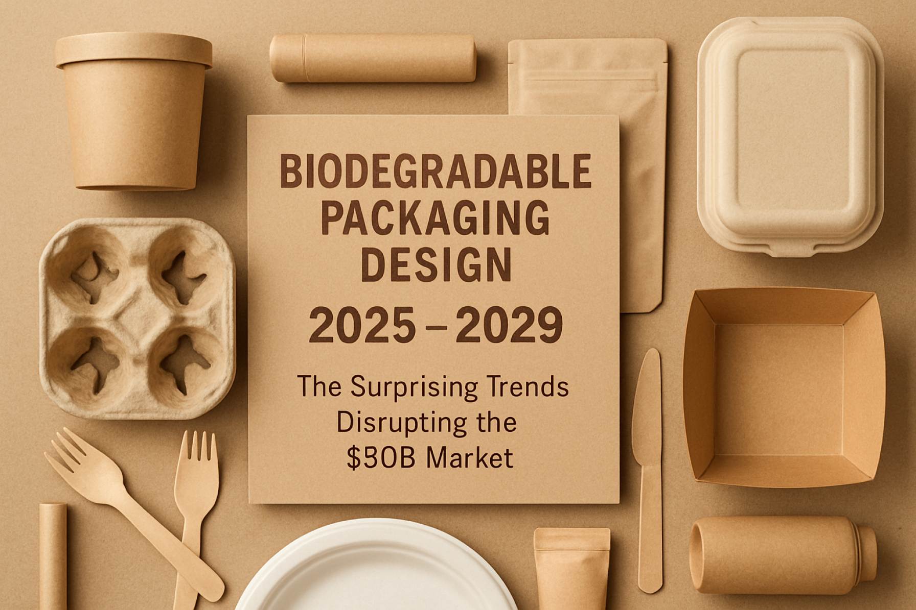 Biodegradable Packaging Design 2025–2029: The Surprising Trends Disrupting the $50B Market