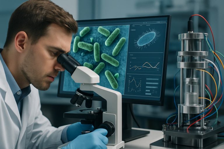 Mikrobiālā biomehānika: 2025. gada izrāviena un miljardu dolāru sacensības priekšā